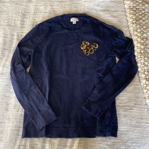 JCrew teddie crewneck sweater